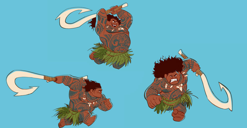 Concept art of Maui